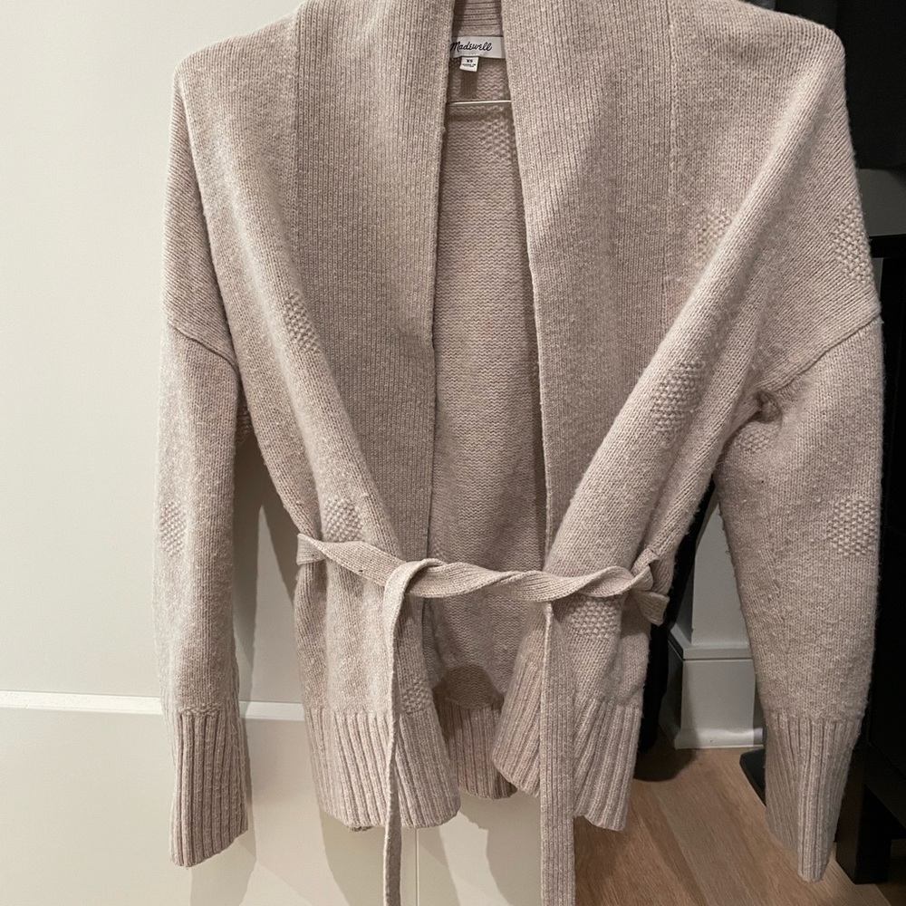 Madewell Taupe cardigan